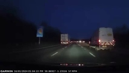 Lorry driver jailed after drunk driving on M27