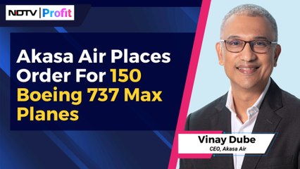 Akasa Air Places Order For 150 Boeing 737 Max Planes | NDTV Profit