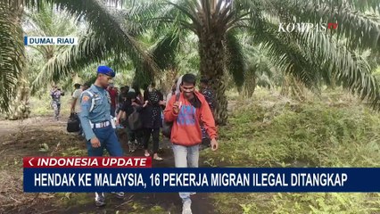 Hendak ke Malaysia, 16 Pekerja Migran Indonesia Ilegal Ditangkap TNI AL Lanal Dumai
