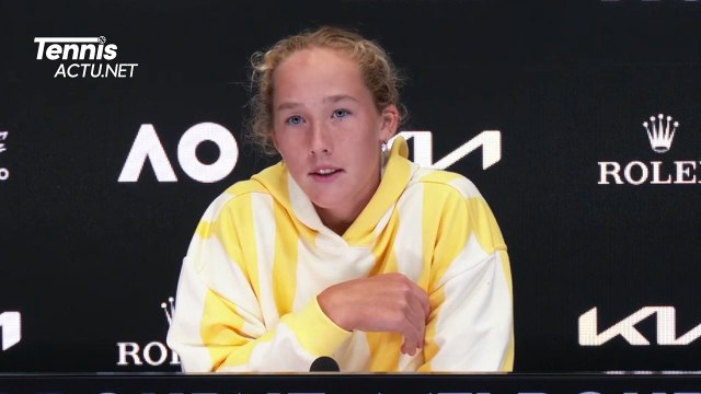 Open d'Australie 2024 - Mirra Andreeva : Je vais mettre le tweet d'Andy Murray dans un cadre. Je vais peut-être le mettre au mur pour pouvoir le voir tous les jours (sourire)