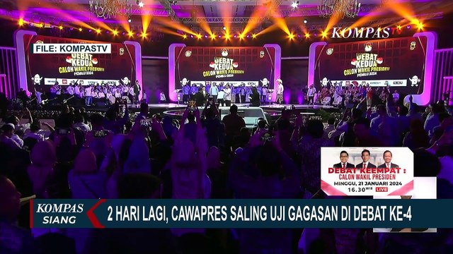 Akan Bahas Isu Agraria hingga Desa, Bagaimana Persiapan Cawapres Jelang Debat Keempat Pilpres 2024?