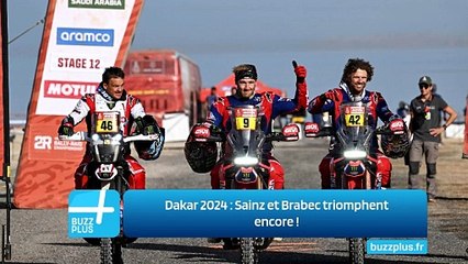 Dakar 2024 : Sainz et Brabec triomphent encore !