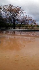Vean las brutales imágenes de Badajoz con el paso de la borrasca Juan