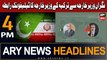 ARY News 4 PM Headlines 19th Jan 24 | Turkish counterpart's telephonic contact with Caretaker FM