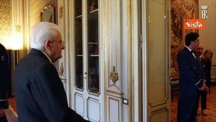 Descargar video: Mattarella riceve Bill Gates al Quirinale