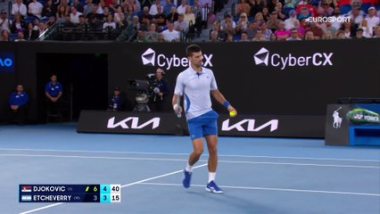 Enfin un match plein pour Djokovic : le résumé de son succès contre Etcheverry