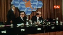 24esimo anniversario morte Craxi, ecco le immagini del leader socialista a Bruxelles nel 1985