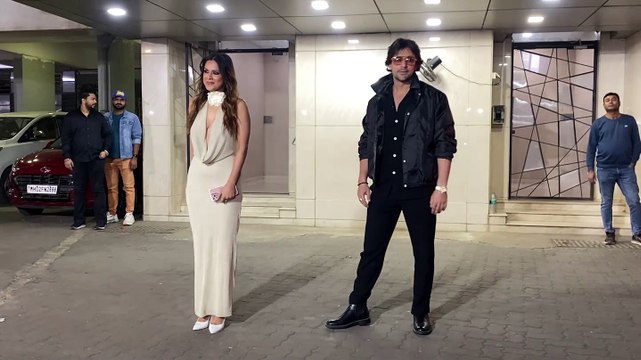 Nia Sharma takes the bold route yet again in metallic backless white gown for a party