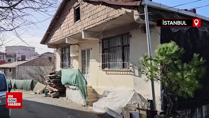 Sarıyer'de yıkılma tehlikesi olan 50 yıllık bina korkutuyor