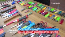 Hallan celulares, armas blancas, droga y bebidas alcohólicas en una requisa en la cárcel de Palmasola