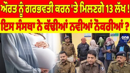 ਔਰਤ ਨੂੰ ਗਰਭਵਤੀ ਕਰਨ 'ਤੇ ਮਿਲਣਗੇ 13 ਲੱਖ! ਇਸ ਸੰਸਥਾ ਨੇ ਕੱਢੀਆਂ ਨਵੀਆਂ ਨੌਕਰੀਆਂ? |OneIndia Punjabi