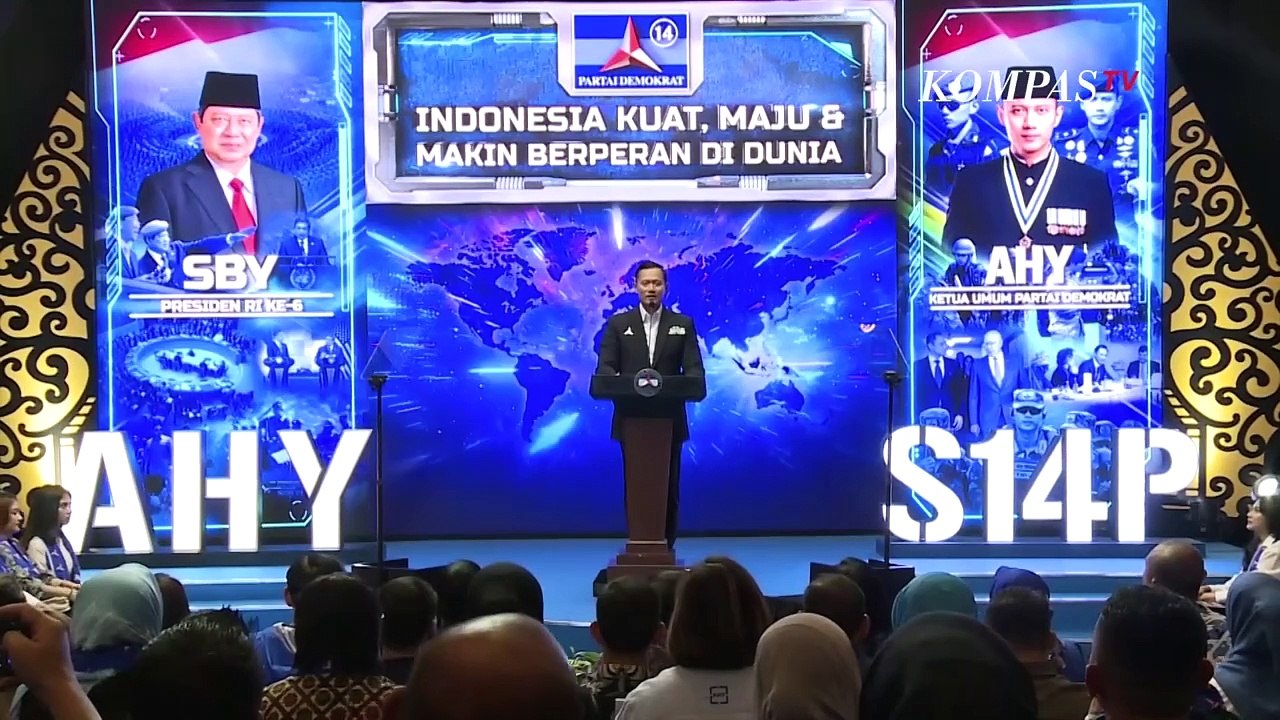 Pidato Politik Ketum Partai Demokrat AHY, Indonesia Kuat, Maju dan Makin Berperan di Dunia