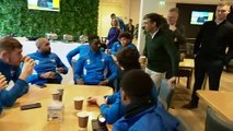 PM meets Eastleigh FC squad after end of its FA Cup run