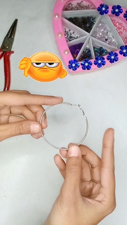 Handmade pearl hoops 