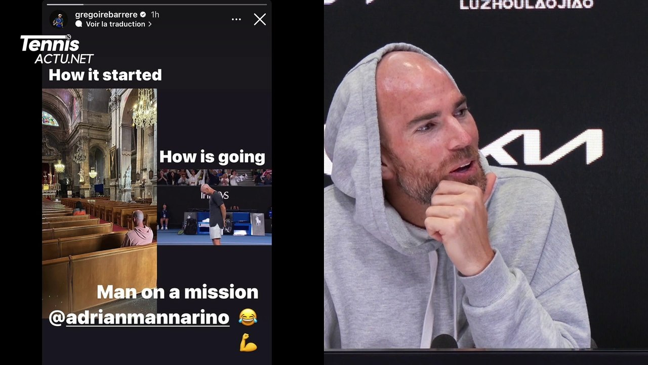 Open d'Australie 2024 - Adrian Mannarino, "Mission Man" en huitièmes : "À la fin, ça devenait un peu n'importe quoi... mais il faut se mettre place du public"