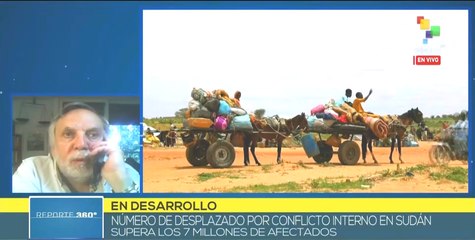 Sudán experimenta crisis expansiva derivada de la violencia imperante