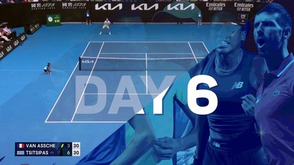 Australian Open Shot of the Day: Tsitsipas terminates 24-shot rally