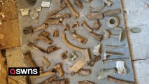 Plumber finds over 20 bones underneath floorboards when fixing a bathroom