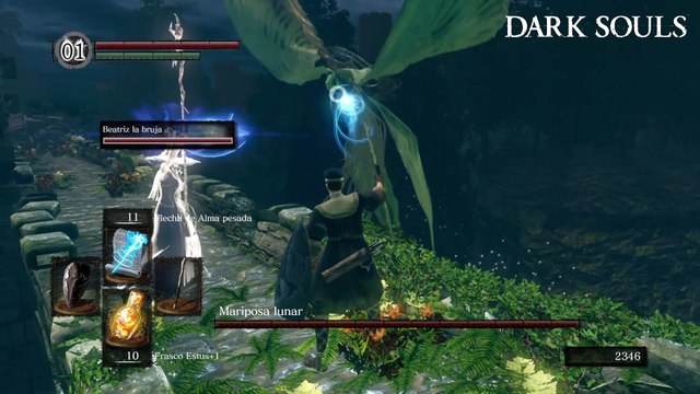 Dark Souls Remastered 6 Jardin tenebroso - Boss Mariposa Titilante