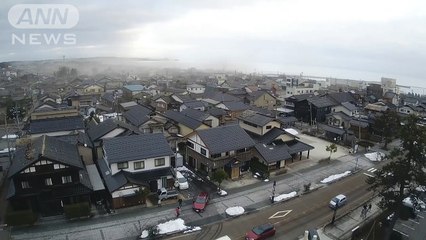 地震から津波が到達するまで...32分ノーカット 石川・珠洲市 2024年1月1日【能登半島地震 被害状況マップ】