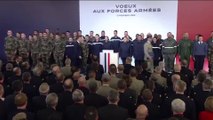 Suivez les vœux d'Emmanuel Macron aux armées à Cherbourg