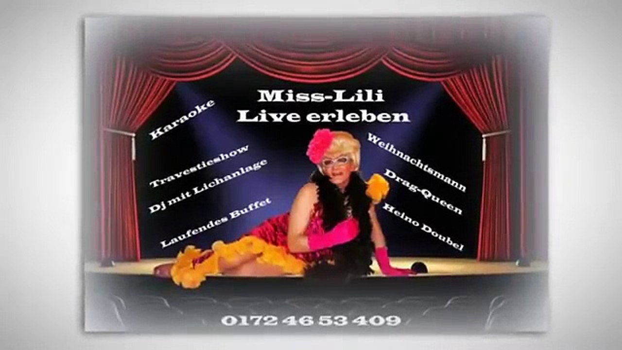 Travestiekunst Miss-Lili die Party Queen
