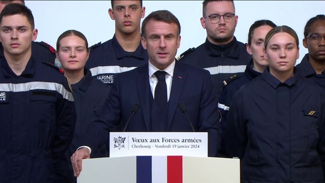 Ukraine: Notre devoir est de rendre la victoire russe impossible affirme Emmanuel Macron lors de ses vœux aux armées