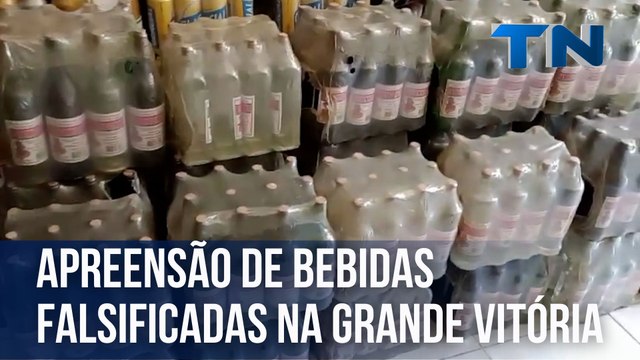 Apreensão de bebidas falsificadas na Grande Vitória