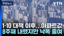 1·10 대책 이후...아파트값 8주째 내렸지만 낙폭 줄여 / YTN