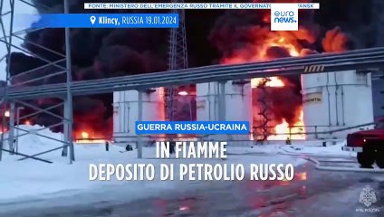 L'Ucraina tenta di spostare la guerra in Russia: a Bryansk deposito di pretrolio in fiamme