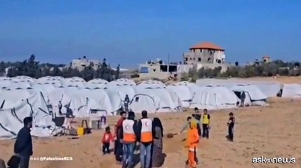 Nuovi campi profughi a Rafah, mancano cibo e acqua