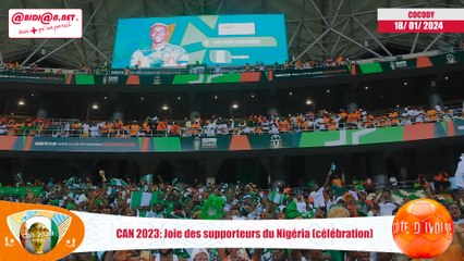 Joie des supporteurs du Nigeria (célébration)