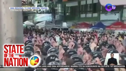 2 grupo, nagrambulan sa gitna ng tugtugan para sa Ati-Atihan Festival activities | SONA