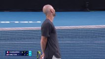 Open d'Australie - Insubmersible Mannarino avant Djoko
