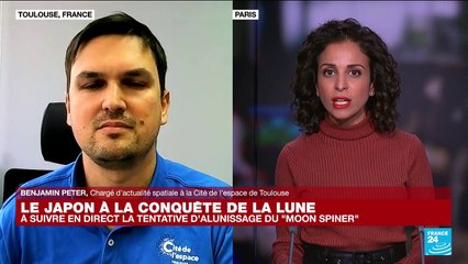 Espace : les enjeux de la mission d'alunissage japonaise "Moon Sniper"