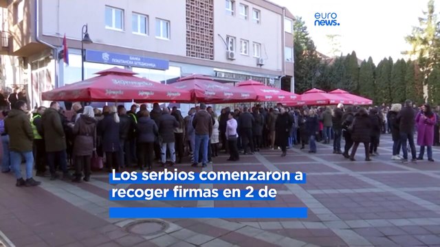 Los serbios de Kósovo lanzan una petición para destituir a alcaldes albaneses locales