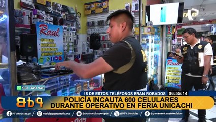 Incautan 600 celulares en tienda del mercado Caquetá