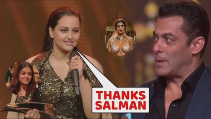 Tải video: Aishwarya Rai shocked when Sonakshi Sinha dedicate her award to Salman Khan in IIFA Awards | Salman