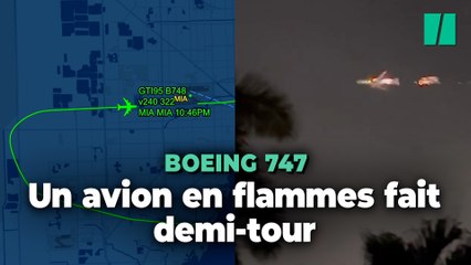 En flammes, un Boeing contraint de se poser en urgence à Miami