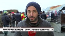 «On est étranglés par les taxes et le manque de rentabilité économique qu'il y a en France», soutient Bertrand Lou, l'un des agriculteurs mobilisés en Occitanie ce vendredi