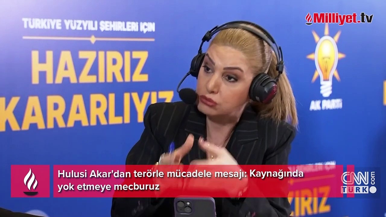 Hulusi Akar'dan terörle mücadele mesajı: Kaynağında yok etmeye mecburuz