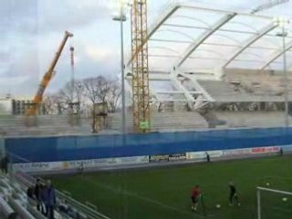 Travaux Stade Auguste Delaune Reims - Bastia