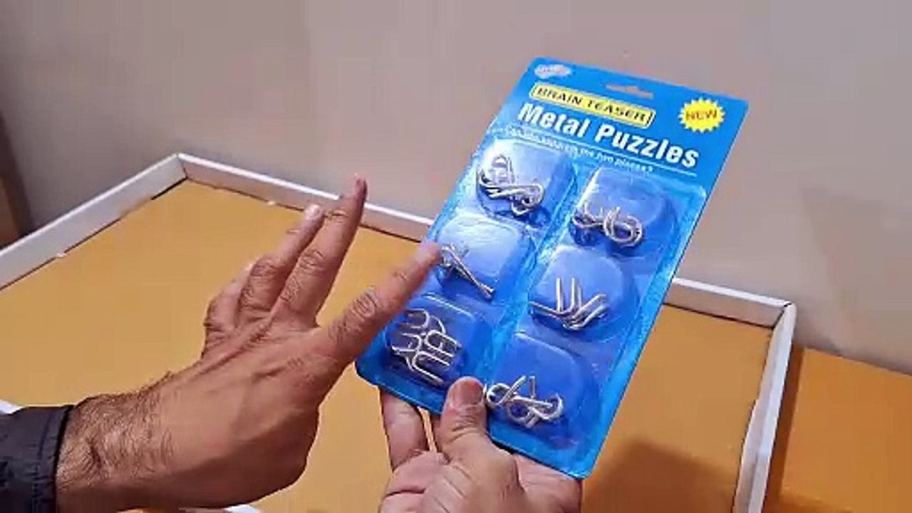 Unboxing and Review of Cast Metal Brain Teaser Puzzle
