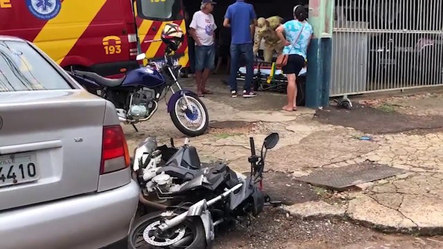 Motociclista fica ferido ao se envolver em acidente no Alto Alegre