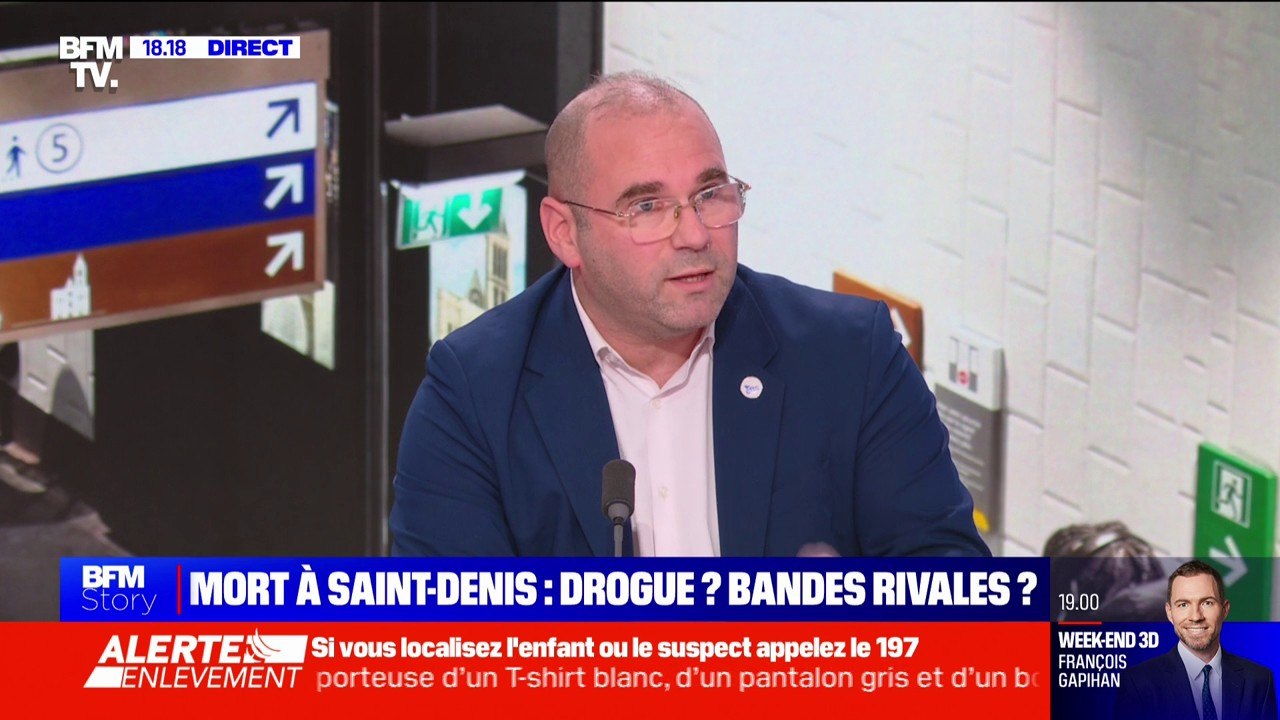 Adolescent tué à Saint-Denis: "On a une jeunesse qui a perdu tous les repères de la société et qui bascule dans la violence extrême", affirme Axel Ronde (porte-parole de CFTC Police)