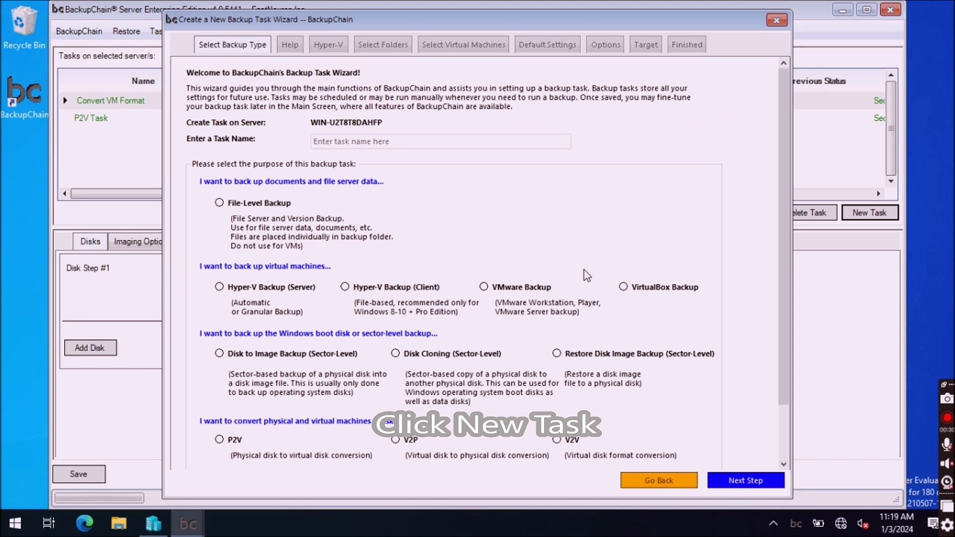 ⁣How to Backup Hyper-V VHDX While Running on Windows Server