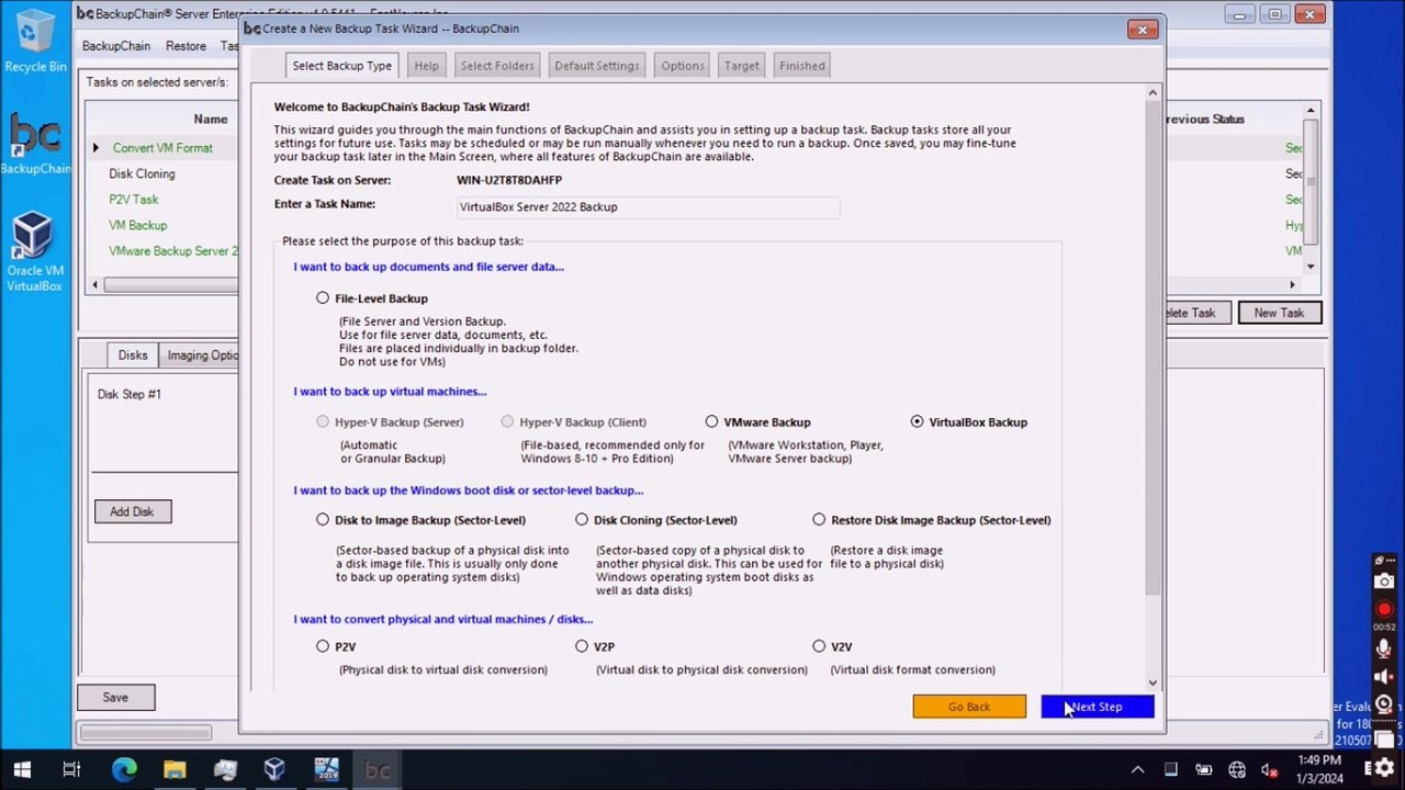 How to backup VirtualBox Virtual Machines While Running video Dailymotion