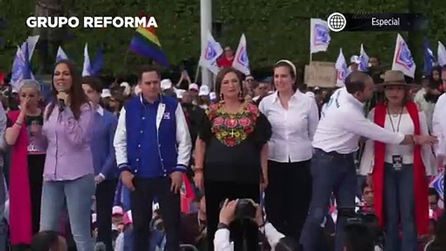 Cierran precampañas Xóchitl, Sheinbaum y Máynez