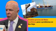 Precios de fletes marítimos están estables pese a problemas en el Mar Rojo