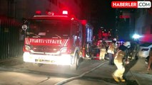 Ümraniye'de Metruk Binada Yangın Çıktı
